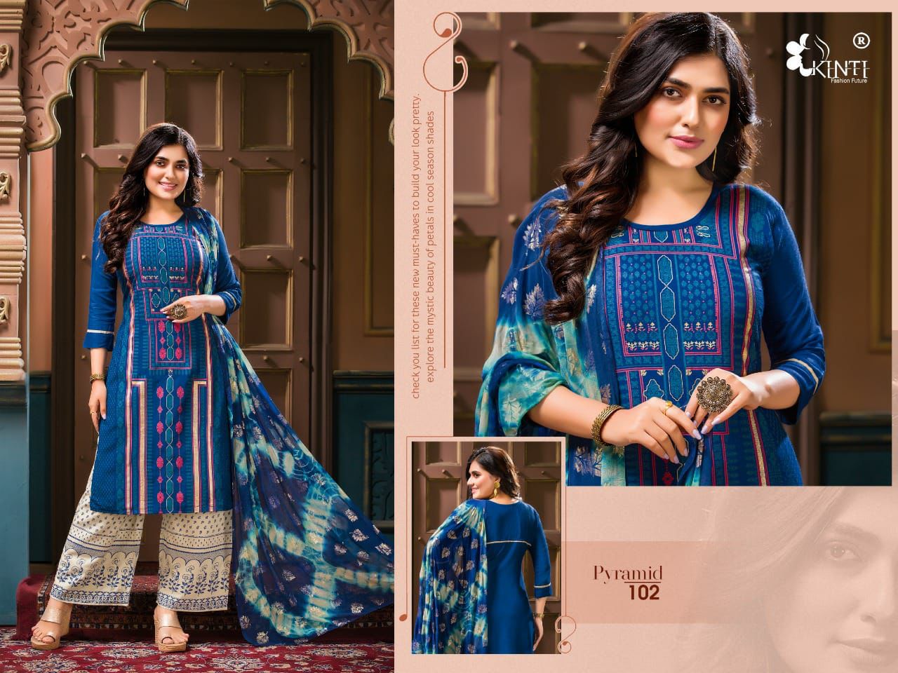 Kinti Pyramid Ethnic Wear Rayon Printed Ready Made Collection
